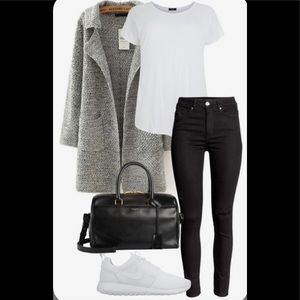 Valentino Rudy Leather Crossbody Laptop Bag